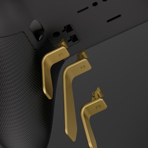 EXtremeRate ปุ่มเปลี่ยนด้านหลังสีทองเมทัลลิกแบบถอดเปลี่ยนได้ สำหรับคอนโทรลเลอร์ Xbox One Elite และ Elite Series 2 - Product Image 4