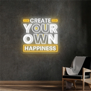 Tạo ra của riêng bạn hạnh phúc <span class=keywords><strong>Led</strong></span> Neon Đăng Custom made 3D Treo tường treo Acrylic <span class=keywords><strong>Led</strong></span> Neon dấu hiệu ánh sáng - Product Image 4