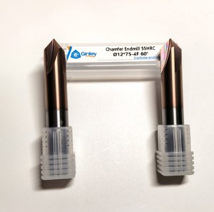 Bán buôn 60 90 độ cuối nhà máy tùy chỉnh ba cạnh cắt góc cắt với thép vonfram hợp kim chamfer endmill - Product Image 4