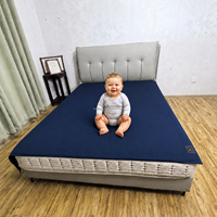 Drap de mise à la terre conducteur en acier inoxydable avec cordon de mise à la terre, antistatique, pour usage domestique et hôtelier