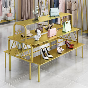 BET-2-2 Venta al por mayor Estante de exhibición de metal Boutique Zapatero Bolsa Exhibición Estante de almacenamiento Vietnam tiene una rama - Product Image 4