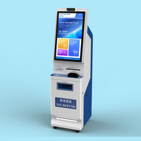 Kiosque de Machine de Terminal de Remboursement de Taxe de Départ d'Aéroport Intérieur de Self Service Avec Imprimante de Scanner d'Identification de Codes à Barres
