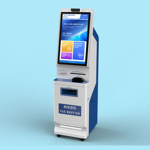 Kiosque de Machine de Terminal de Remboursement de Taxe de Départ d'Aéroport Intérieur de Self <span class=keywords><strong>Service</strong></span> Avec Imprimante de Scanner d'Identification de Codes à Barres - Product Image 2