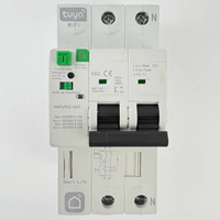 Interrupteur intelligent TUYA 32/63/80/100A avec communication WIFI/RS-485, compteur d'énergie, surveillance de la consommation Kwh, disjoncteur MCB 6kA 240V/400V