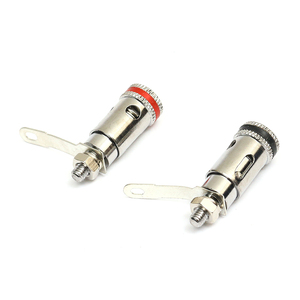 OEM無料サンプル銅2ピン金メッキバインディングポストプロフェッショナルオーディオプラグソケットボックススピーカーアンプ信号端子台 - Product Image 1