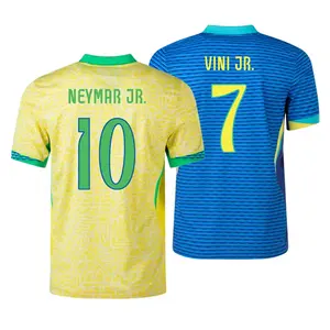 2024 2025 Camisas de futebol VINI JR COPA Amerika CASEMIRO NEYMAR Jersey sepak bola kaus sepak bola pria