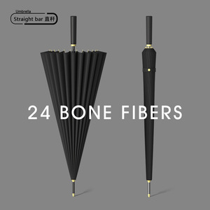 Craft Umbrella 24 Rib Iron Frame Automatic Open Durable Sun Protection Golf Umbrella - Product Image 2