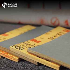 3M 401Q Водостойкая наждачная бумага на бумажной основе, прямоугольная, средней твердости, с карбидом кремния, зернистость 60-3000, OEM для дерева и металла - Product Image 4