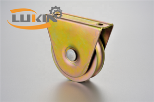 V hình dạng U hình dạng thép trượt đôi cửa theo dõi cho con lăn cửa - Product Image 4