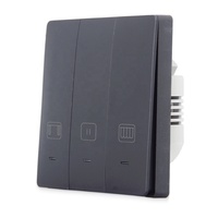 Interruptor de Cortina ZigBee de 1/2 Gang para Automatización Tuya Smart Life y Alexa Google Home, Interruptor de Persiana Enrollable