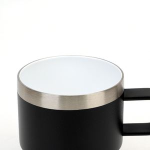 แก้วกาแฟสแตนเลส 304 ขนาดเล็ก 6 ออนซ์ แก้วน้ำแบบพกพาขนาดกะทัดรัด น้ำหนักเบา แก้วน้ำขนาดเล็กสำหรับสำนักงานและบ้าน - Product Image 3