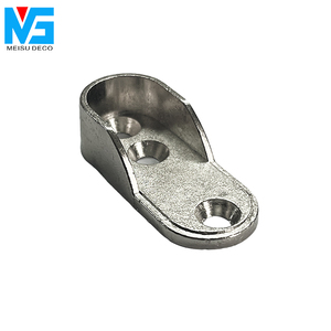 Supporto per <span class=keywords><strong>Armadio</strong></span> in Lega di Zinco, Staffa per Asta Ovale per Guardaroba e Scaffali - Product Image 3