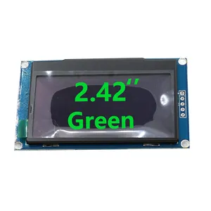 2,42 zoll 4-polig OLED 128*64 I2C IIC Schnittstelle SSD1309 Antriebe LCD serieller Bildschirm 3,3 V IC 4 Farben monochromes OLED-Display-Modul