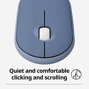 Logitech Pebble <b>Wireless</b> <b>Mouse</b>, Silent Click Symmetric <b>Mouse</b>, Portable Ultra-Thin Fashion <b>Mice</b> <b>for</b> Office Home <b>Laptop</b> - Product Image 4