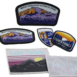 Badges et écussons tissés personnalisés, découpés au laser et brodés, thermocollants pour vêtements, chapeaux et sacs - Product Image 6