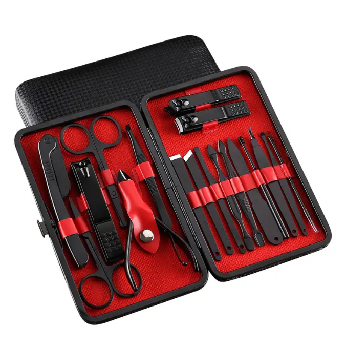 Wholesale Manicure Set Stainless Steel maquiagem Personal Care Pedicure Sets Professional Grooming Kits