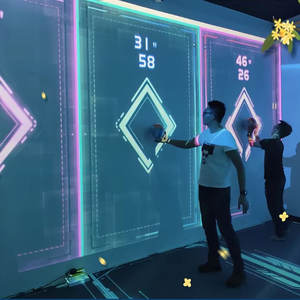 Jeux de sport interactifs en forme de L Jeu interactif mural et au sol Projecteur interactif pour jeux - Product Image 3