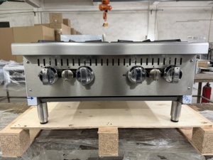 موقد غاز تجاري قوي من OUTE مقاس 24 بوصة بأربعة مواقد، موقد غاز قائم بذاته لمطابخ المطاعم - Product Image 3