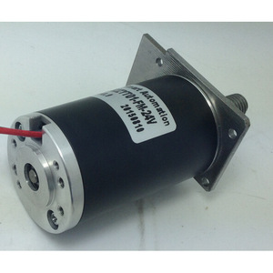 Motor de CC de Imán Permanente Inteligente de 42mm con Eje Helicoidal y Montaje de Brida 36V Modelo 42ZYT01-FH-1 - Product Image 2