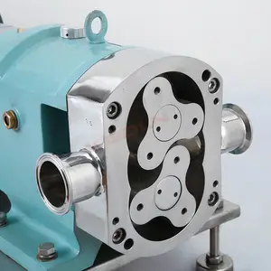 Sanitary Pump Sanitary Stainless Steel Liquid Usage Mechanical Lobe Pump For Honey