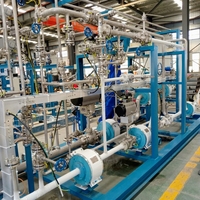 Chariot de chargement et de déchargement cryogénique à double usage, avec pompe, vaporisateur, transmetteur, instruments d'automatisation, personnalisable OEM