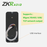 Lector de Metal RFID de Código QR Impermeable de 13.56MHz WG RS485 USB para Control de Acceso