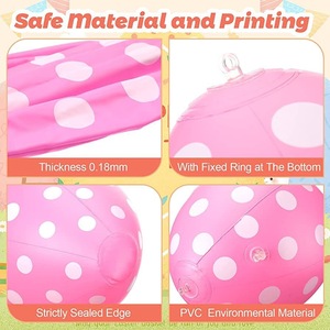 Easter Egg Inflatable Decorations 16 24 Inch Outdoor Garden Party Supplies Polka Dot Balloons For Easter Celebration - Product Image 5
