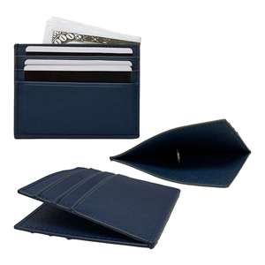 Porte-clés personnalisé avec initiales, mini portefeuille avec porte-monnaie, porte-cartes en cuir Saffiano pour femme - Product Image 1