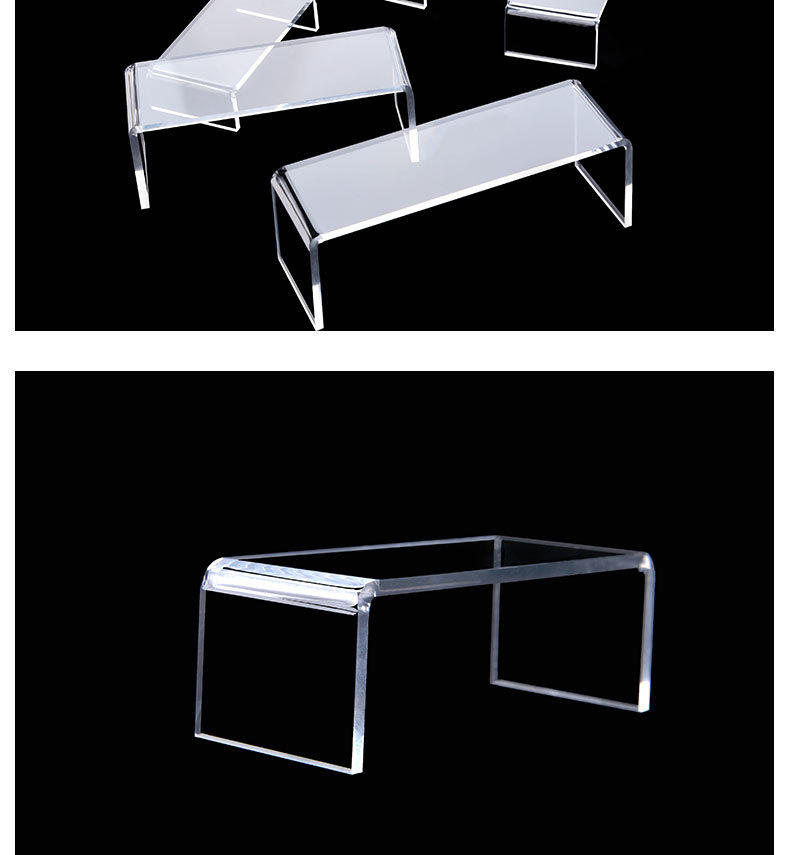 Transparent acrylic display riser display cabinet acrylic base display ...