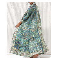 Personnalisation de Abaya Nisamodest Abaya plissée de Dubaï devant ouverte pour femmes musulmanes