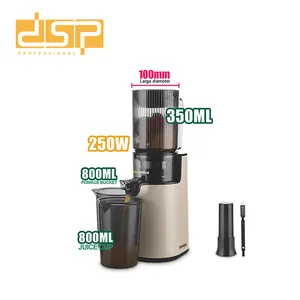 DSP ขายร้อนProfessionalไฟฟ้าผลไม้เครื่องในครัวเรือนCommercial Juicer Extractorคู่มือมัลติฟังก์ชั่คั้นน้ําผลไม้ช้า