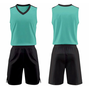 Conjunto de Uniforme de Baloncesto Sublimado para Hombre, de Secado Rápido, Cómodo y Ligero, Camisetas y Pantalones de Baloncesto sin Mangas - Product Image 1