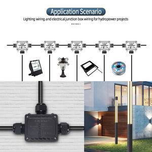 Caja de Conexiones Impermeable para Exteriores IP68, Conector de Cable de 3 Vías, Adecuado para Reparación y Extensión de Cables, Certificado UL - Product Image 4