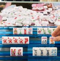 Jeu de Mahjong à motifs de chiens de voyage, mignons chiots de dessin animé, thème Tour du Monde, jeu de table, cadeau pour les amoureux des animaux