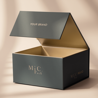 Benutzer definiertes Logo Männer Unterwäsche Magnetische Geschenk papier box Luxus recycelbarer Magnet Starre Karton verpackungs boxen