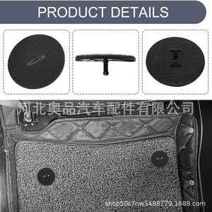 Clip de tapis BMW Mini 62 mm en plastique nylon, fixation de tapis de sol de type T, pièce de rechange - Product Image 5