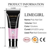 Offre Spéciale 27 couleurs solide constructeur dur UV Gel Kit d'extension d'ongle Poly Gel lampe UV renforcer le constructeur d'extension d'ongle dur