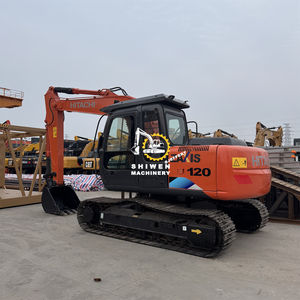 Excavadora Hitachi ZX120 usada, pintura Original, fábrica de Shanghai, excavadora de segunda mano, Envío Gratis, engranaje de Motor inclinado central Isuzu - Product Image 2