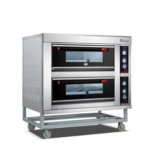 Four électrique à double couche avec contrôle numérique, <span class=keywords><strong>plaque</strong></span> chauffante, peut ajouter de la pierre ou du vapeur, cuisson à double étage, gâteaux et pains, Yearmay - Product Image 1