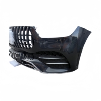 Para Mercedes-Benz GLE W167 2019-2023, Conjunto de Parachoques Delantero Estilo GLE53 AMG con Rejilla GT, Kit de Carrocería Completo