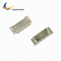 Conector Eurocard DIN41612 de 10 pines y 2 filas, paso de 2.54mm y 5.08mm, enchufe macho de ángulo recto 9001-4510 1C00A, zócalo para PCB