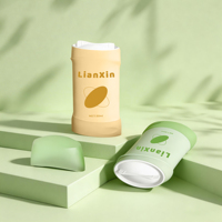 Conteneur de déodorant ovale rotatif vide de 50 g, emballage cosmétique écologique en plastique PP rechargeable et recyclable pour crème solaire