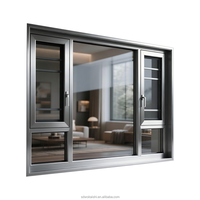Ventanas y Puertas Corredizas de Aluminio Personalizadas, Ahorro de Energía, Vidrio de Baja Emisividad, Doble Acristalamiento, Abatibles y Giratorias, Calificadas por Energy Star, Protección Contra Insectos