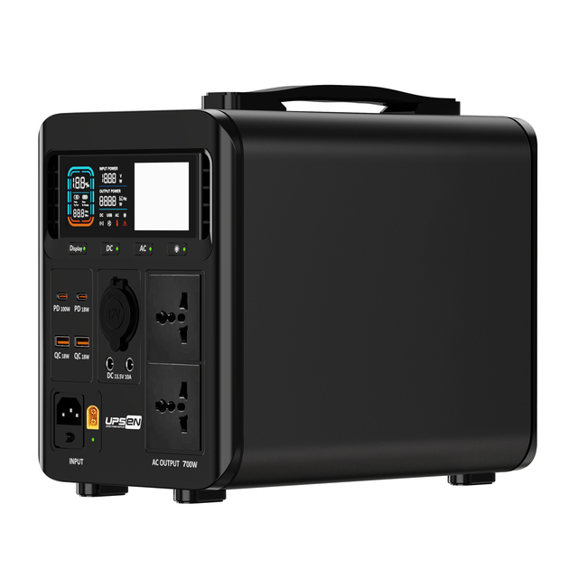 Battery Solar Portable Power Station 700w 110v 200v 2000w Solar Generator Portable Power Station Lifepo4 Power Station 1000w