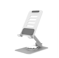 Support de bureau flexible rotatif à 360° pour tablettes, en alliage ajouré dissipant la chaleur, pour iPhone – Qualité garantie