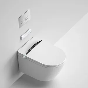 Monarch 숨겨진 물 탱크 유럽 벽 마운트 지능형 화장실 세척 전기 비데 욕실 벽 매달려 스마트 화장실