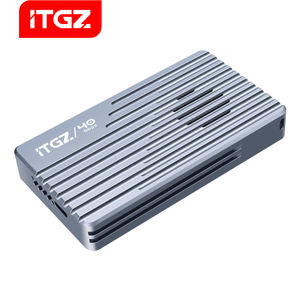 ITGZ 40Gbps <span class=keywords><strong>Thunderbolt</strong></span> 4 M.2 NVMe <span class=keywords><strong>1</strong></span> Baie SSD Boîtier Aluminium USB NVMe Type C <span class=keywords><strong>Externe</strong></span> Ordinateur Portable <span class=keywords><strong>Disque</strong></span> <span class=keywords><strong>Dur</strong></span> Boîte De Rangement - Product Image 1