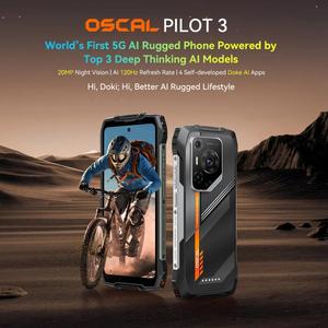 Blackview Oscal Pilot 3 5G Telefono Rugged 12GB 256GB Fotocamera con Visione Notturna MediaTek Dimensity 6300 Android 15 Smartphone per Esterni - Product Image 4