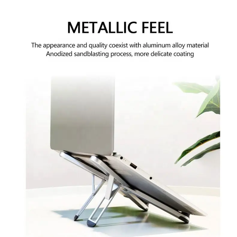 Алюминиевая вертикальная подставка для ноутбука