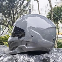 Casque de moto intégral rétro vintage personnalisé, prix d'usine en gros, casques de moto personnalisables